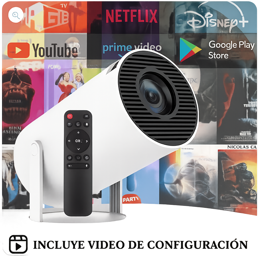 Miniproyector HY300PRO para Dormitorio
