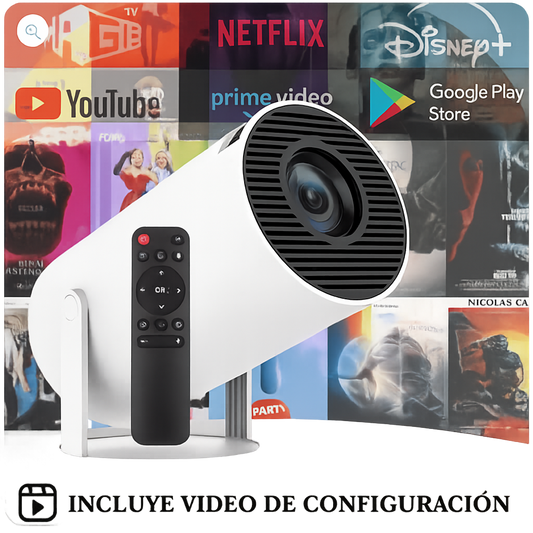Miniproyector HY300PRO para Dormitorio
