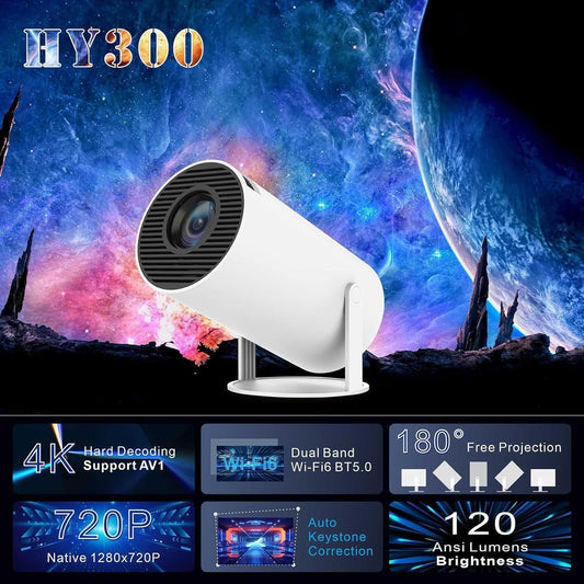 Miniproyector HY300PRO para Dormitorio
